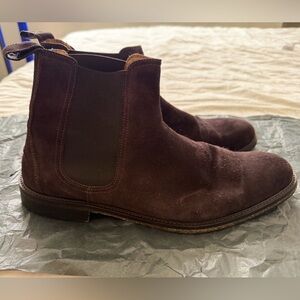 Barneys New York Brown Suede Boots Men’s 11.5